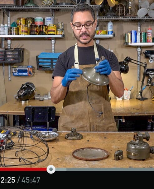 Alternative view of Fan Lamp Video Tutorial - Digital Download