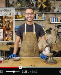 DIY Fan Lamp
