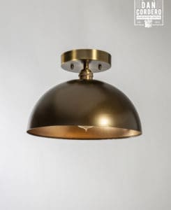 Dome Flush Mount Light Fixture