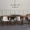 Cordero Handcrafted Lighting, Linear Globe Chandelier