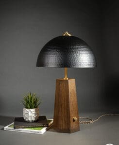 Hammered Dome Table Lamp