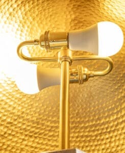 Hammered Dome Table Lamp