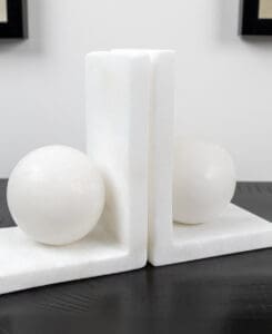 Alabaster Bookend