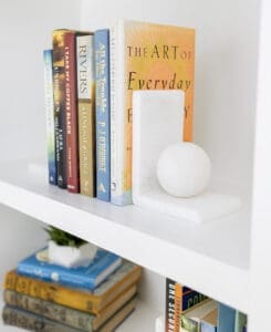 Alabaster Bookends