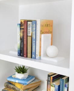 Alabaster Bookends