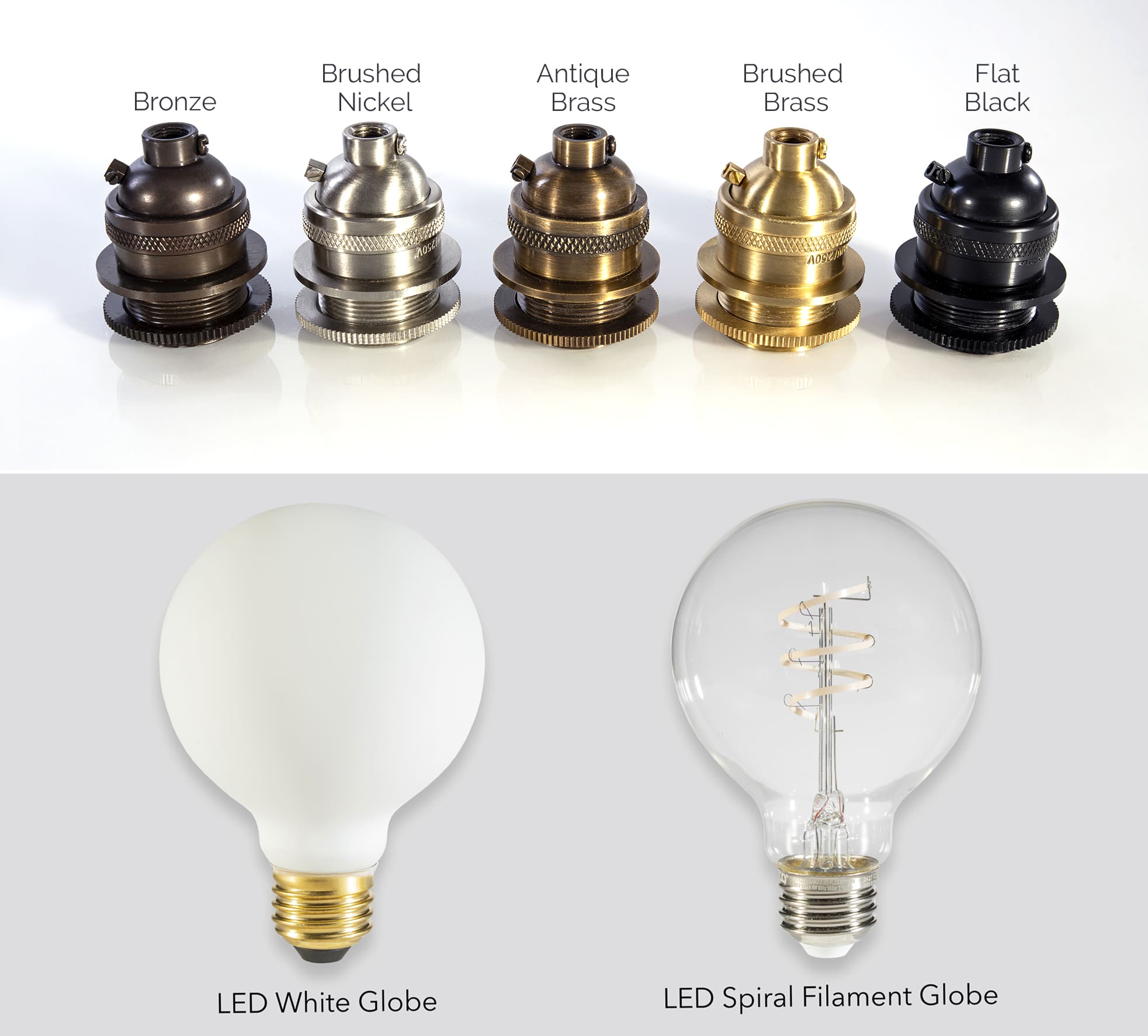 Luna Semi-Flush Mount Light Fixture - Clear - Cordero Home & Lighting