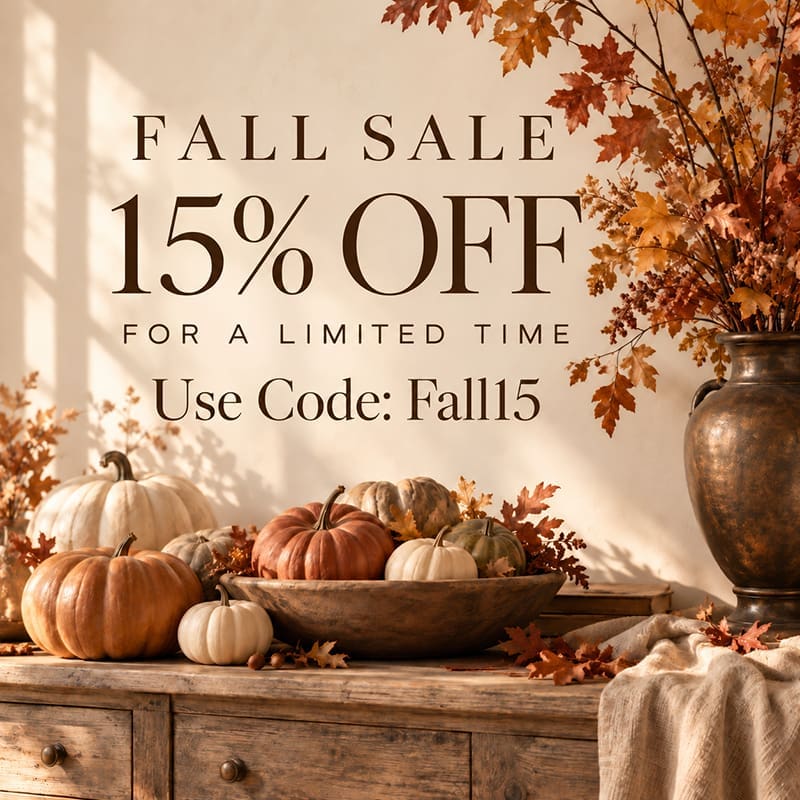 Fall Sale - 15% Off