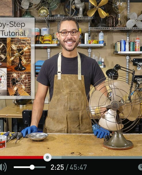DIY Fan Lamp